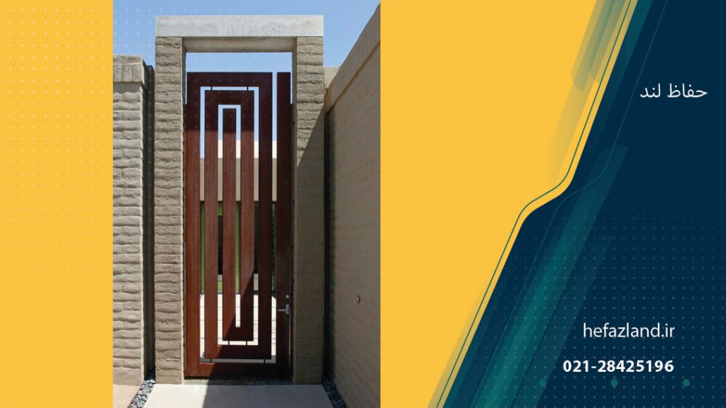 مدل درب فلزی ورودی ساختمان